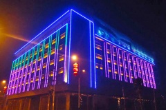 контурная подсветка зданий