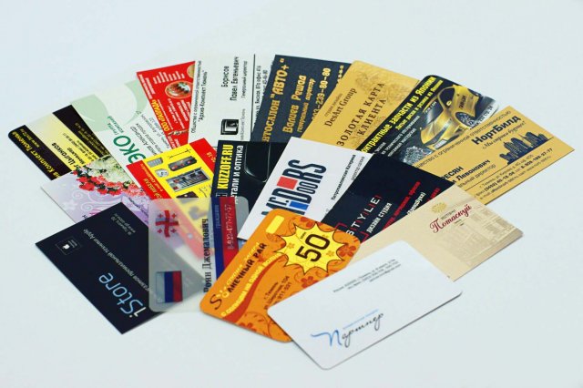 Полиграфия визитных карточек