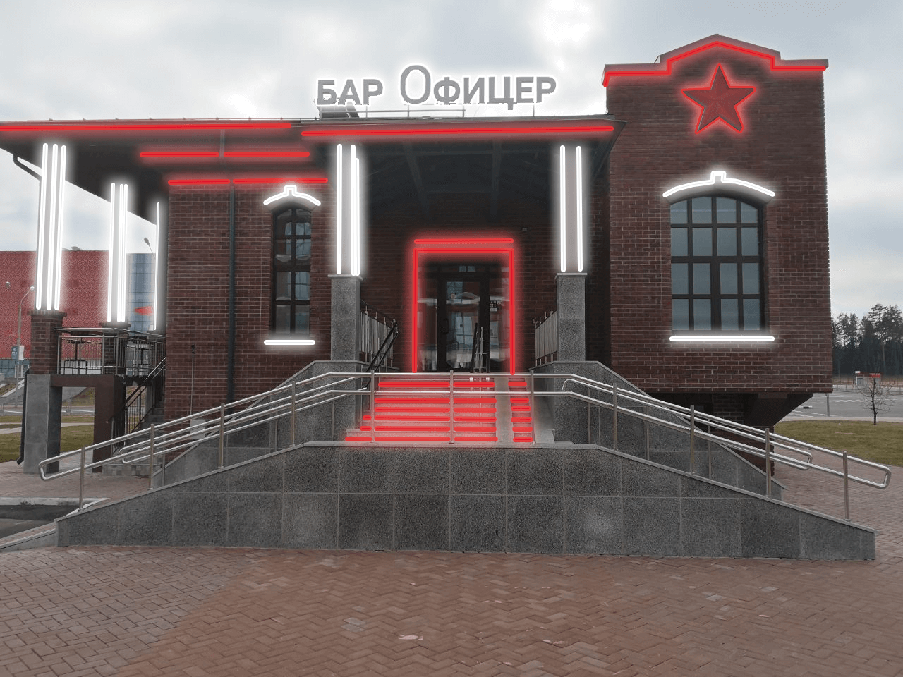 Архитектурно-фасадное освещение зданий