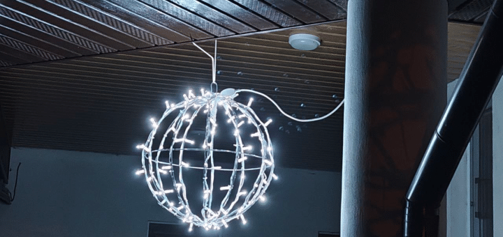 Светодиодный декоративный шар 50 см